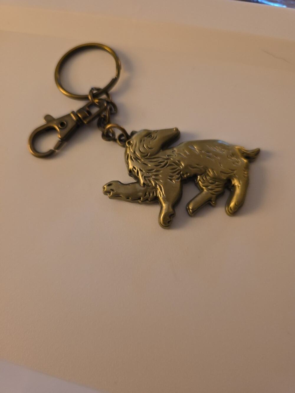 Hufflepuff Dog Keychain Harry Potter